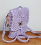 Lilac macrame bag - Image 5