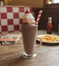 Chocolate and Strawberry Milkshake Ice cream Sundae Fake Dessert Shop Party prop - Image 2