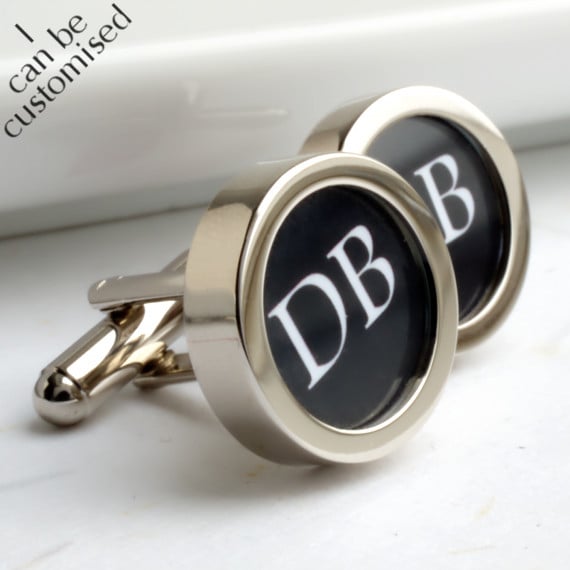 Monogrammed Cufflinks with 2 Initials