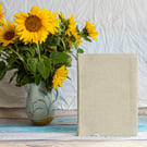 innerwords … Cloth Bound Journal, Natural (Folksy129)