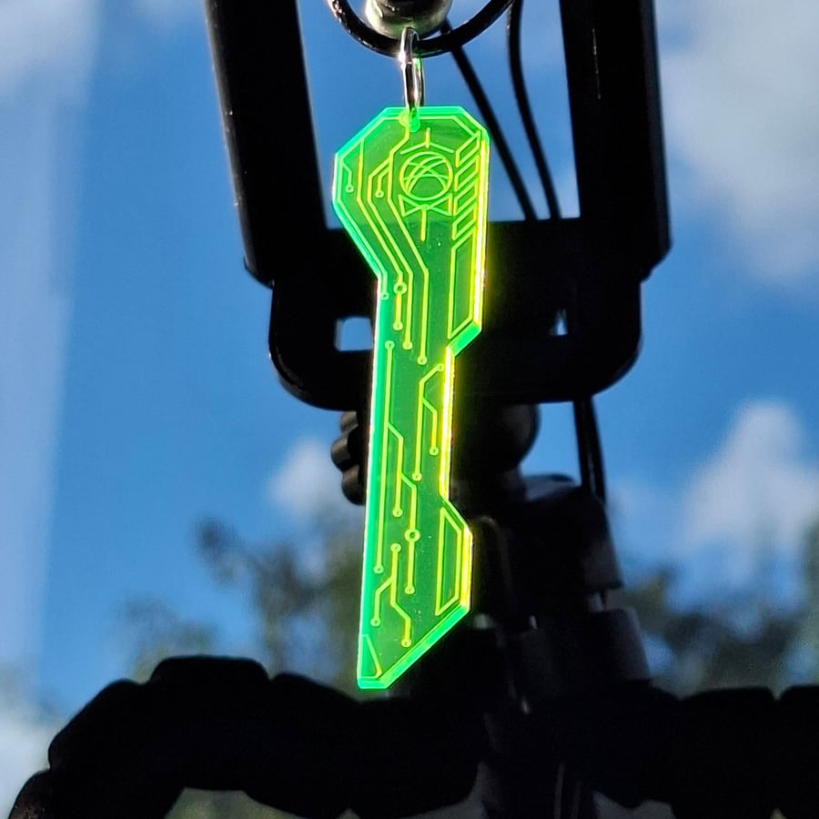 Cipher Key Cyber Necklace