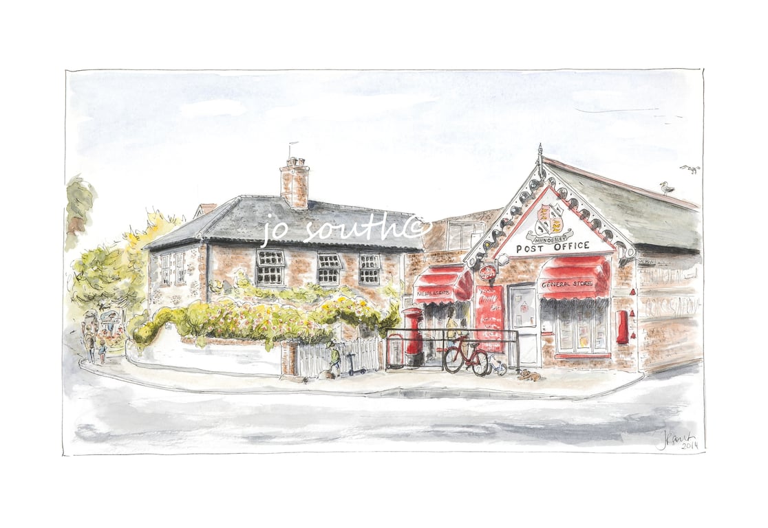 First Class Post, Mundesley, Norfolk - Limited Edition Art Print