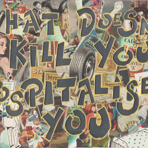 What Doesn't Kill You Original Demotivational Collage, Framed