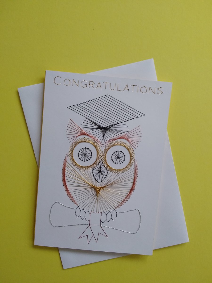 Owl Graduation Congratulations Card.