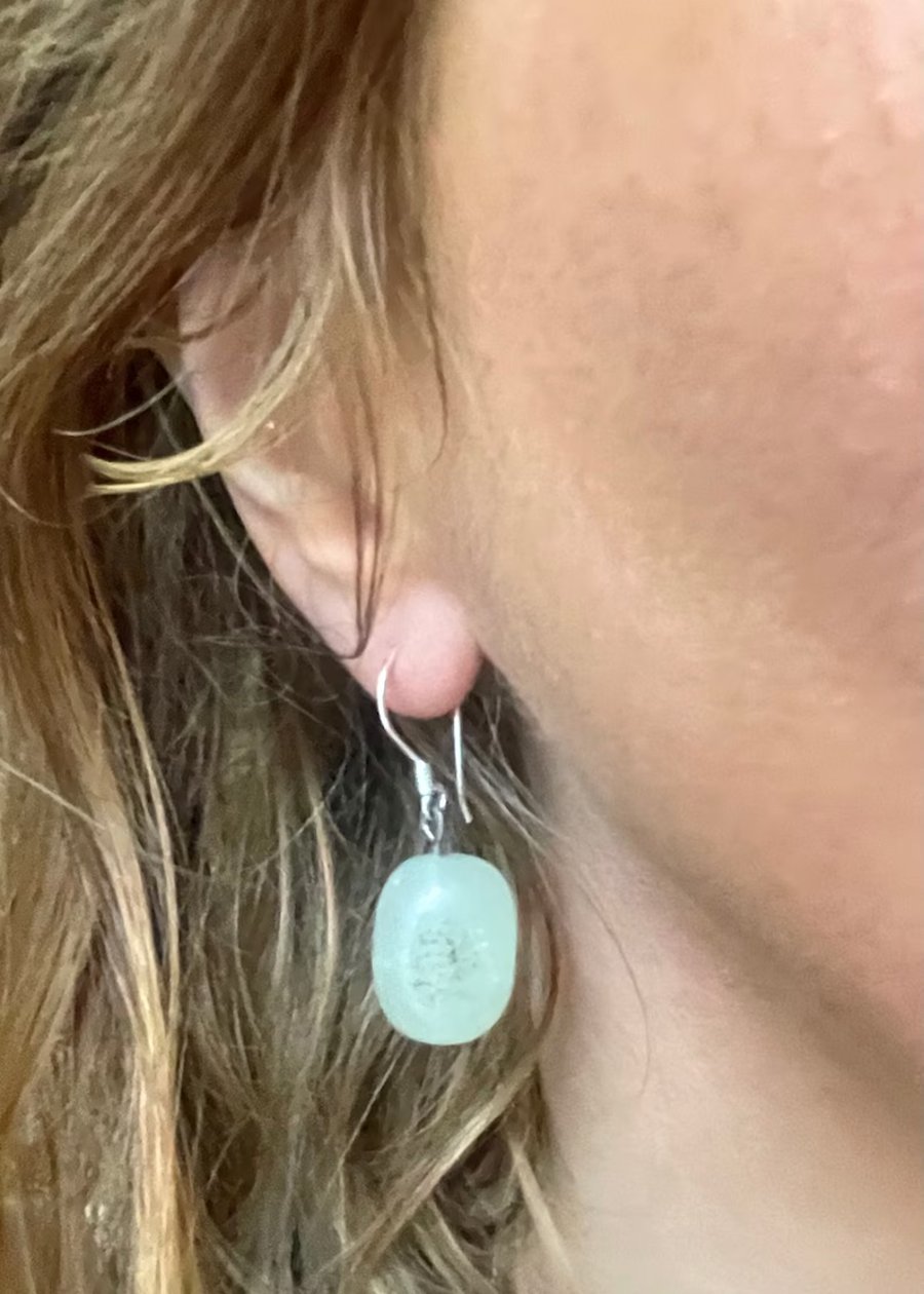 Jade Drop Earrings 