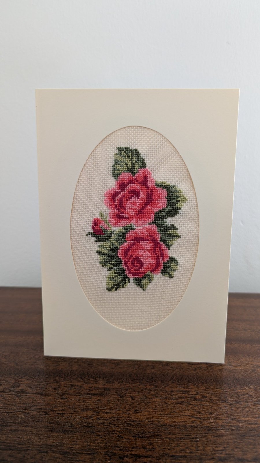 Cross Stitch Flower Cards (Rosy Posy) 