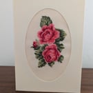 Cross Stitch Flower Cards (Rosy Posy) 