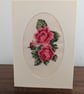 Cross Stitch Flower Cards (Rosy Posy) 