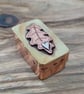 Copper box, collectable miniature copper, silver and brass oak leaf box - Image 2