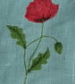 Elasticated Bookmark with Embroidered Poppy - Image 4