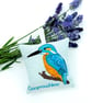 Kingfisher Linen Lavender Bags Personalised Gifts