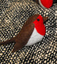 Felt Robin Brooch - Image 1