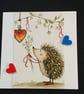 Handmade blank card 