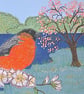 For RA. Bullfinch and Cherry blossom - Image 1