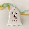 Ceramic scary ghost decoration