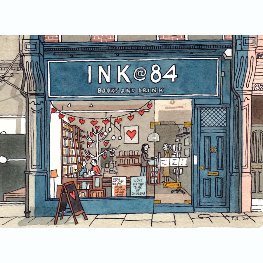 Ink84 shop print, A4 and A5 sizes