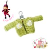 Pale Green Daisy Cardigan to fit the Little Hug Dolls