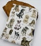 Appliqué paw print design A5 notebook cover & notebook - Image 2
