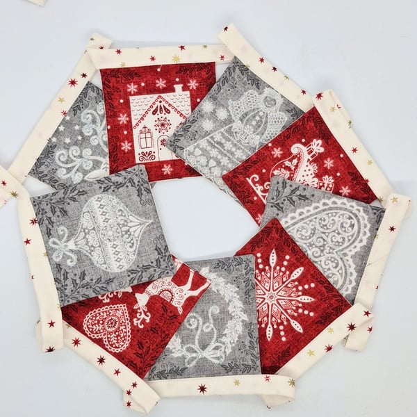 SALE christmas bunting workshop sample 002L