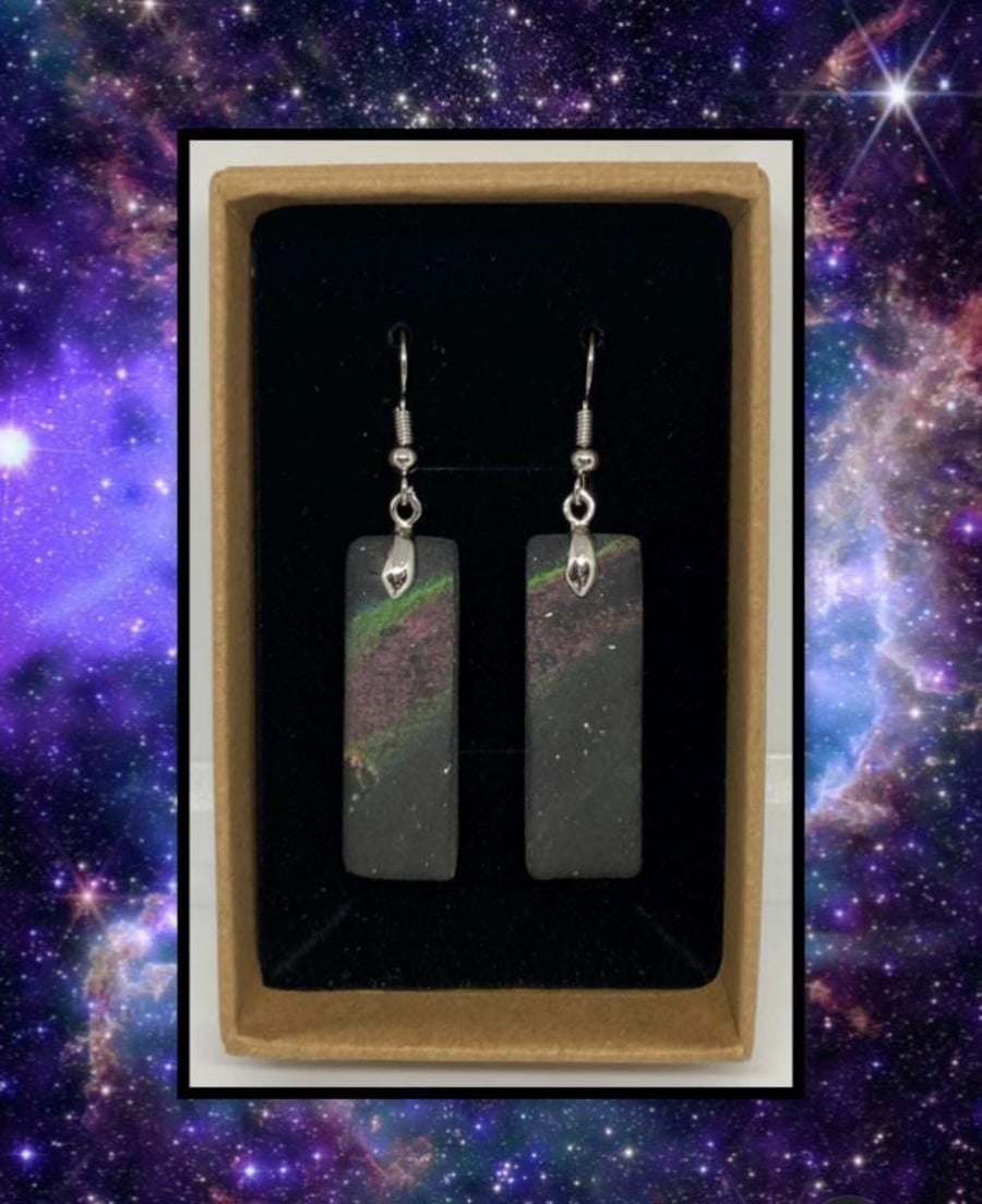 Cosmos lightweight clay earrings