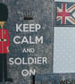 Keep Calm and Soldier On Card - Image 2