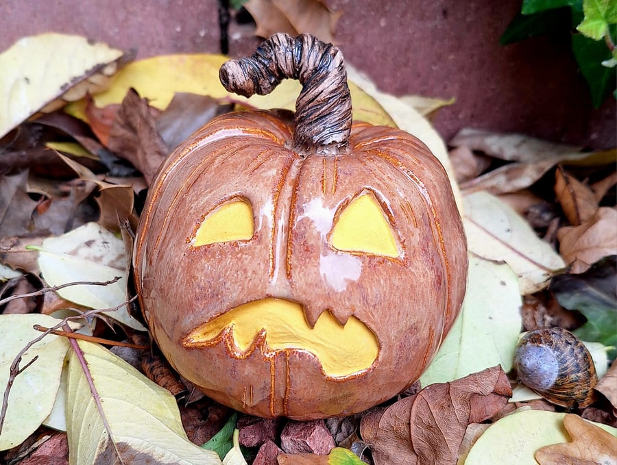 Phyllis Pumpkin - ceramic decoration