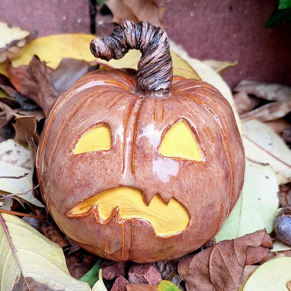 Phyllis Pumpkin - ceramic decoration
