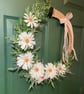 Handmade Summmer 17" Rustic Daisy Floral Door Wreath- Free UK P&P - Image 3