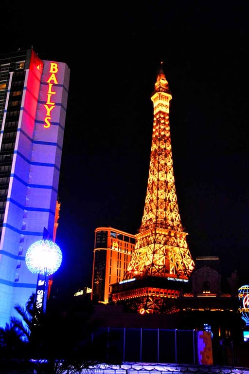 Eiffel Tower Las Vegas United States of America Photograph Print