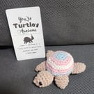 Amigurumi Pride Turtle Trans Pride