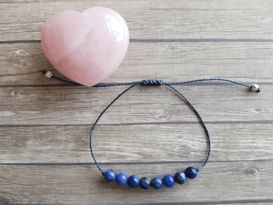 Sodalite bracelet - enhanced insight and mental performance, deepened intuition