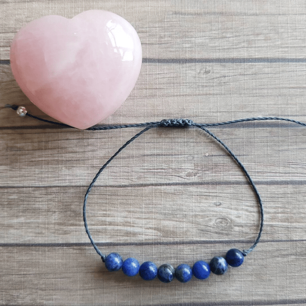 Sodalite bracelet - enhanced insight and mental performance, deepened intuition