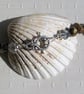 Gold Tiger Eye Crystal Gemstone Chunky Statement Tribal Style Necklace - Image 6