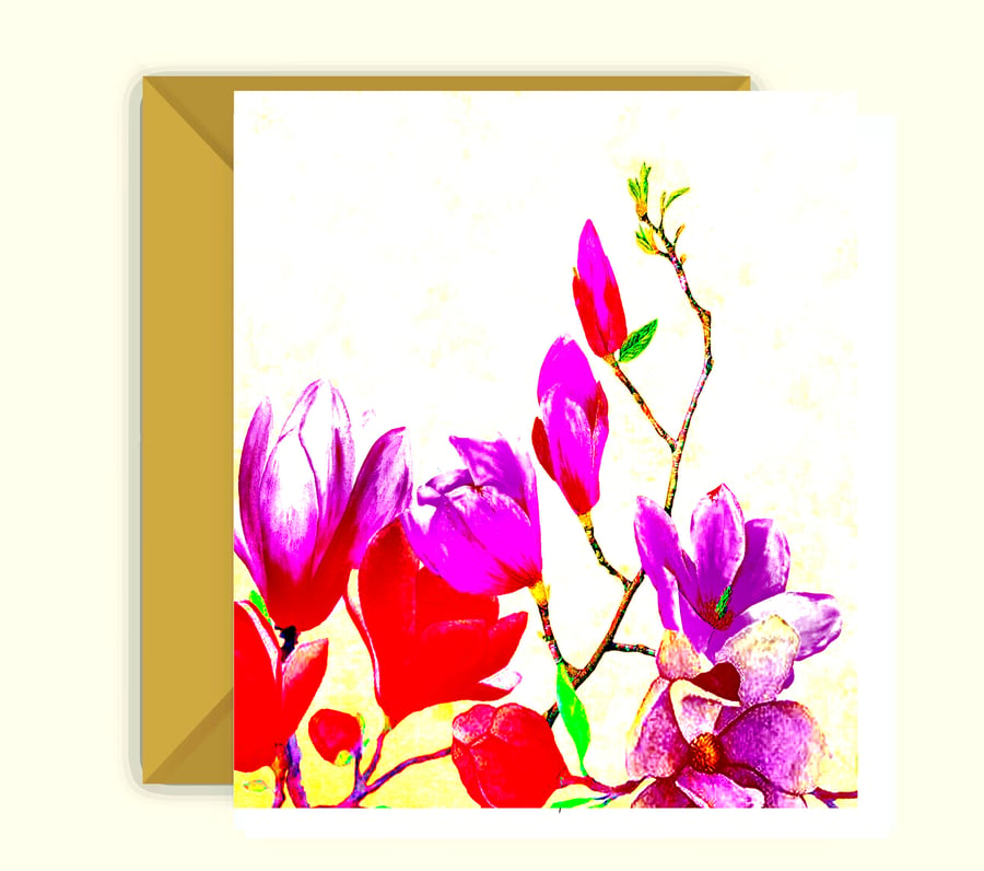  Magnolia Greeting, Birthday Card