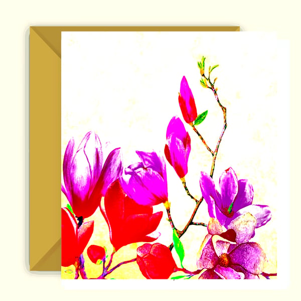  Magnolia Greeting, Birthday Card