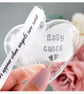 Personalised Feather Remembrance Bauble, Heart Glass Christmas Ornament, Baby Lo - Image 10