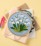 Snowdrop Embroidery Kit - Hand Embroidery Kit - Image 6