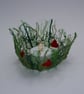 Machine Embroidered Tea Light Holder - Image 1