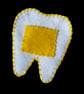 handmade felt Tooth fairy pocket - Image 5