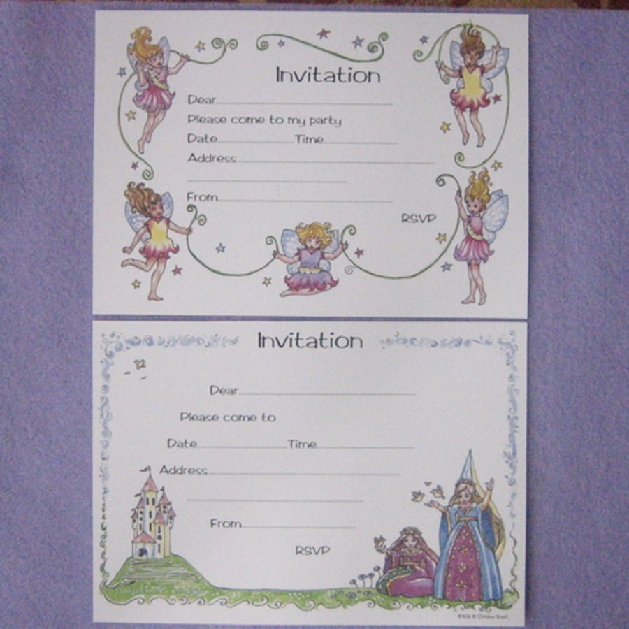 Six pirate treasure island invitations Folksy