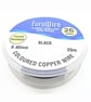 0.8mm Black Copper Wire with an Anti Tarnish Coating, 6 Metre Coil, 20 Gauge - Image 4