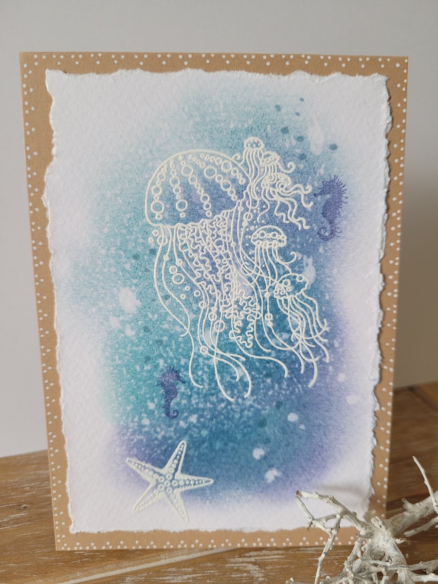  Blank Card - Jelly fish