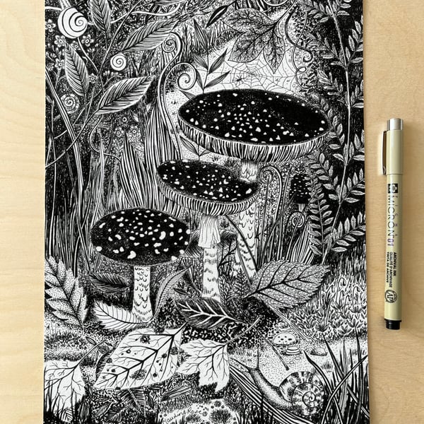 Forest Floor A4 Print