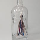 Eco Friendly Gift Tassel - multi colour re-loved threads