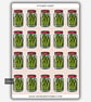 Funny Vinyl Sticker Sheet For Adults - Pickle Jar