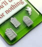 Handmade Fused Glass Live For Something Or Die For Nothing Hanging Picture - Image 6