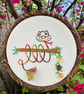 5 Jungle Safari animal themed embroidered wall art for children's rooms, gifts - Image 5