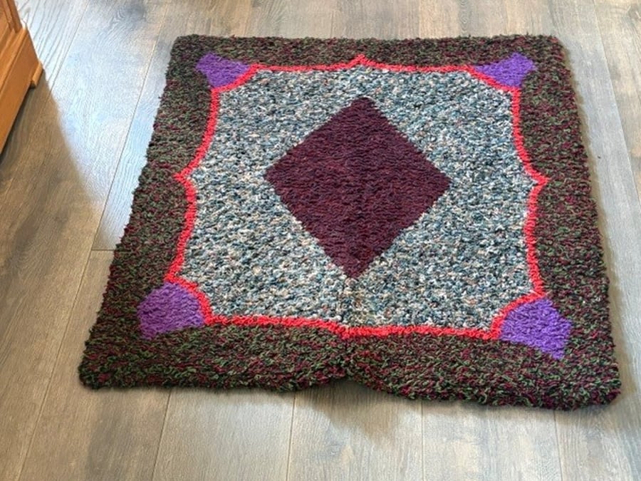 Handmade 'stobby' mat