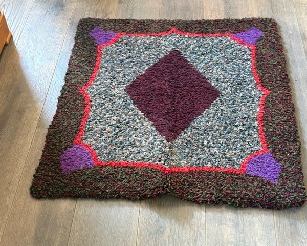 Handmade 'stobby' mat