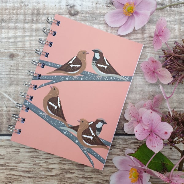 Coral Sparrows Notebook